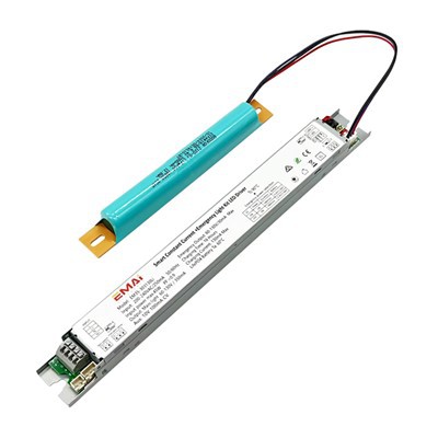 2-En-1 controlador LED de iluminación de emergencia combinado de 60-130V CC de 180 minutos.